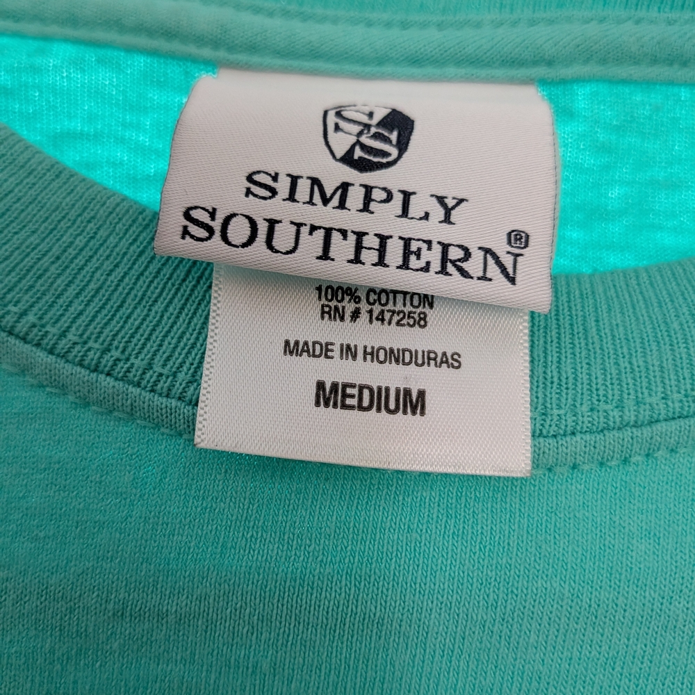 Simply Southern Holiday Jeep Shirt - Teal and Red - Picture 3 of 3